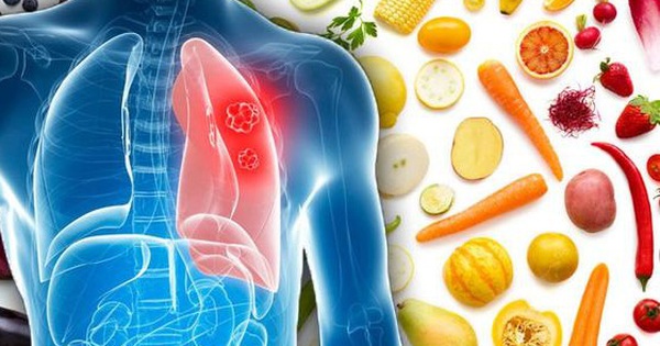 Bệnh nhân ung thư phổi nên ăn nhiều hoa quả và rau xanh