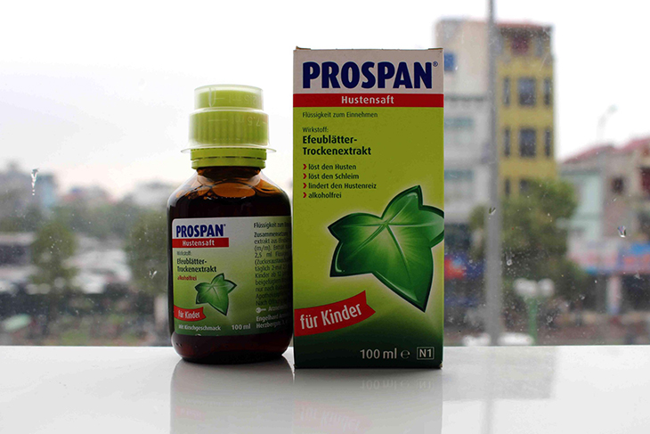 Thuốc ho Prospan chiết xuất thảo dược an toàn cho trẻ nhỏ