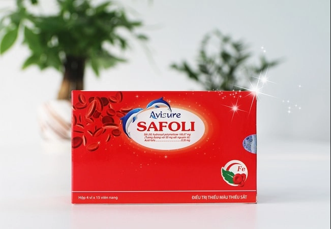 Thuốc sắt Safoli bổ sung vi chất sắt và acid Folic