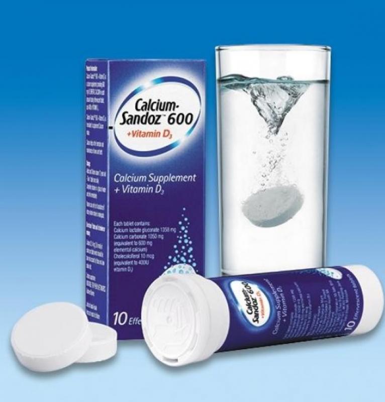 Hướng dẫn về cách sử dụng thuốc Calcium Sandoz 600 Vitamin D3 1