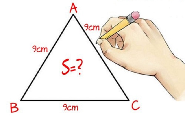 Tính diện tích tam giác đều như thế nào?