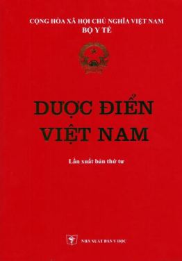Bìa sách dược điển Việt Nam