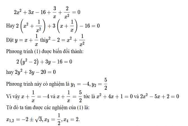 giải bất phương trình bậc 4