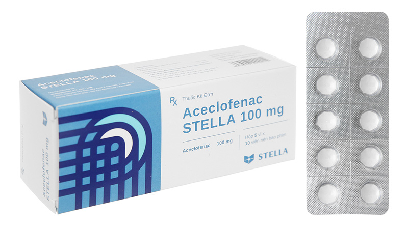 Thuốc Aceclofenac Stella 100mg là gì? Liều dùng như thế nào?