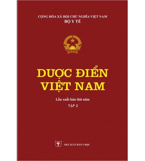 Ảnh bìa sách Dược điển Việt Nam 5 tập 2