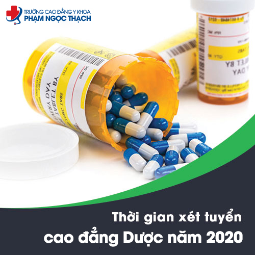 Thời gian xét tuyển Cao đẳng dược 2018