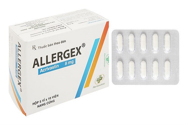 Thuốc Allergex 8mg có điều trị dị ứng, mày đay