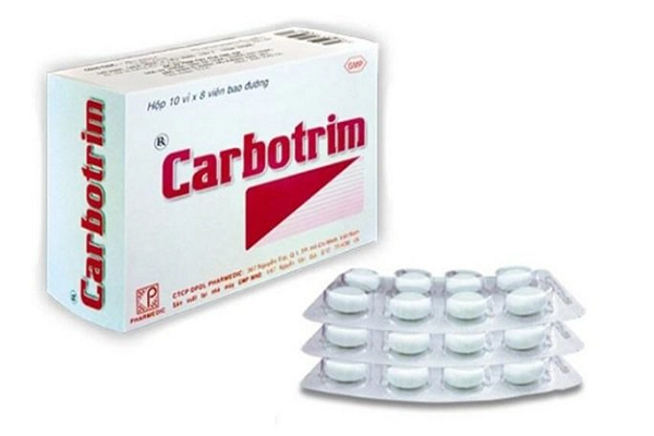 Thuốc Carbotrim có tác dụng điều trị đường tiêu hóa nhiễm trùng