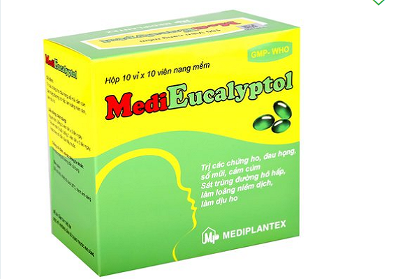 Thuốc MediEucalyptol chữa cảm cúm, đau họng, ho, sốt