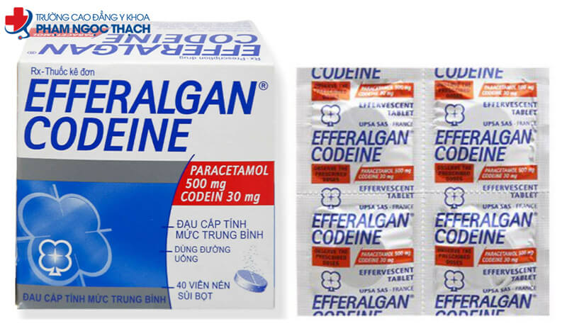 Những tác dụng phụ khi dùng thuốc Efferalgan Codeine®
