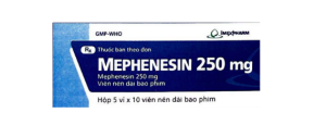Giải đáp thông tin về thuốc Mephenesin co giãn cơ và lưu ý khi dùng
