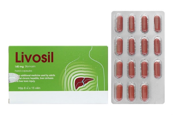 Thuốc Livosil 140mg được d&ugrave;ng để hỗ trợ điều trị bệnh gan
