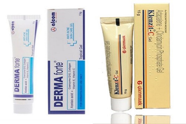 Bộ đ&ocirc;i Klenzit MS v&agrave; Derma Forte trị mụn v&agrave; th&acirc;m hiệu quả