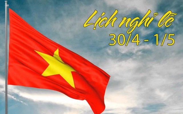 th&ocirc;ng b&aacute;o nghỉ lễ 30/4-1/5