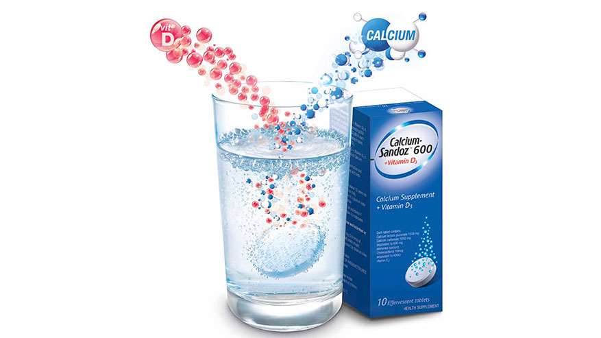 Hướng dẫn về c&aacute;ch sử dụng thuốc Calcium Sandoz 600 Vitamin D3 2