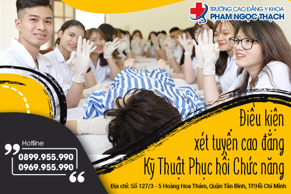 X&eacute;t tuyển Cao đẳng Kỹ thuật Phục hồi chức năng với điều kiện đơn giản