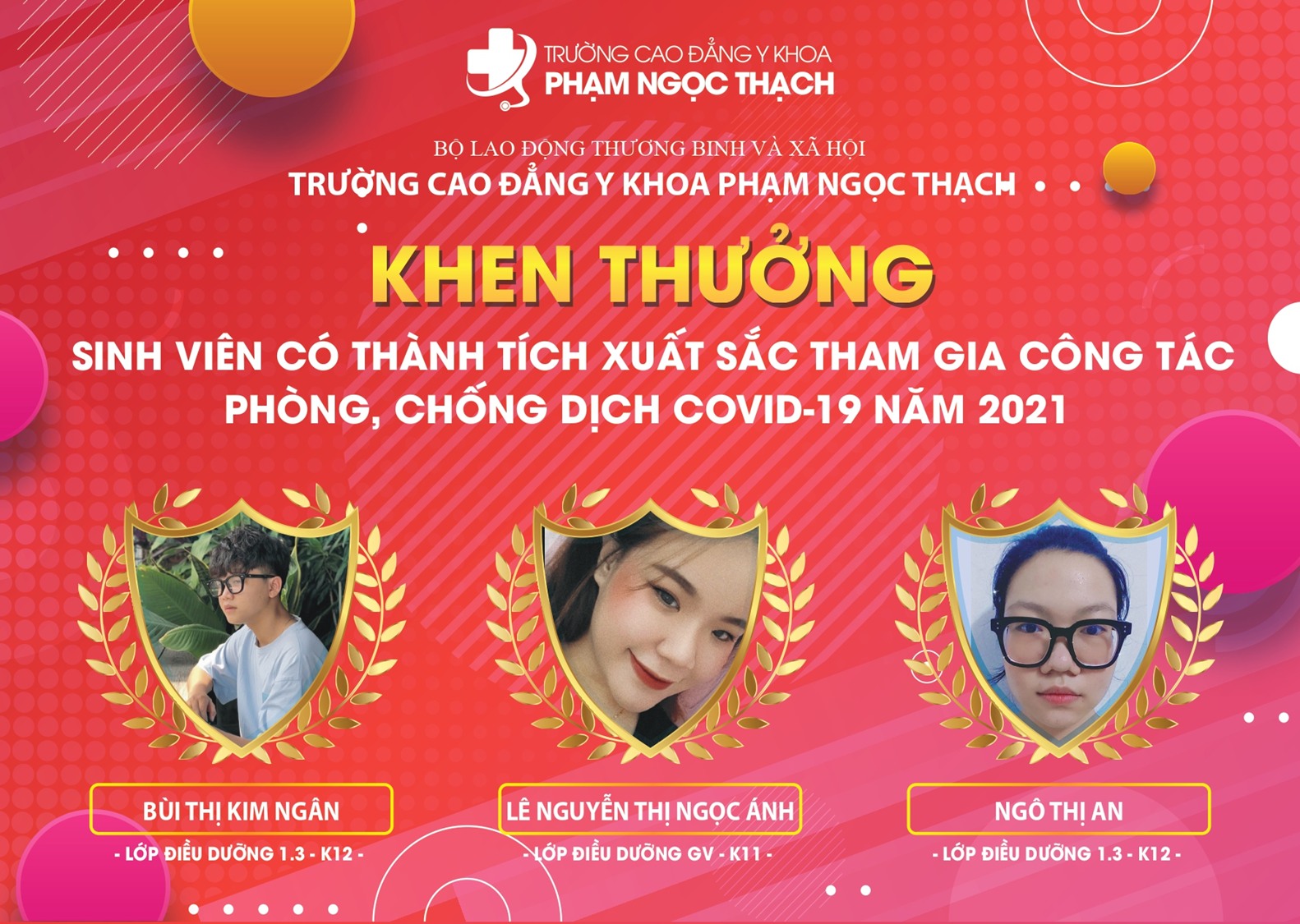 sinh viên tham gia chống dịch CĐ Y Khoa Phạm Ngọc Thạch