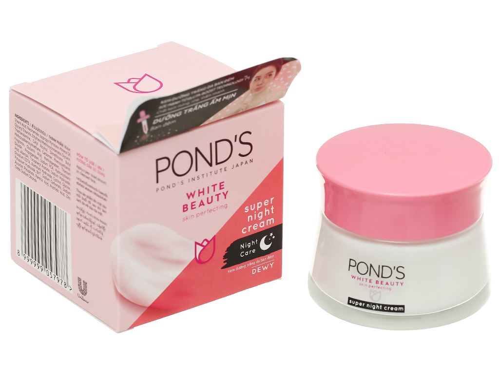 Kem dưỡng trắng da Pond&rsquo;s ban đ&ecirc;m l&agrave; sản phẩm y&ecirc;u th&iacute;ch của chị em