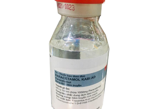 Thuốc Paracetamol truyền tĩnh mạch theo chỉ định b&aacute;c sĩ