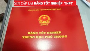 Hồ sơ và thủ tục cấp lại bằng tốt nghiệp THPT bị mất