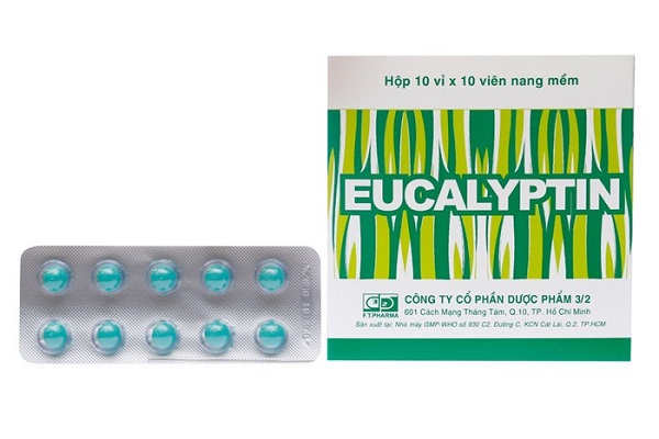 Thuốc Eucalyptin hỗ trợ khử tr&ugrave;ng đường h&ocirc; hấp