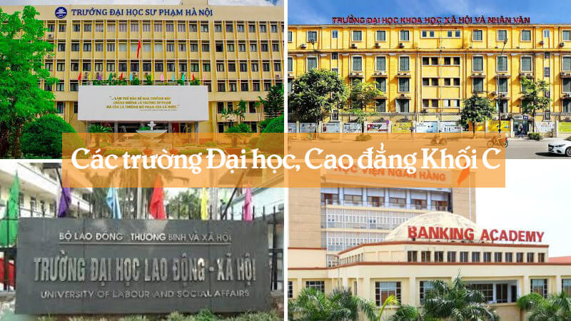 Danh s&aacute;ch c&aacute;c trường Đại học khối C ở H&agrave; Nội