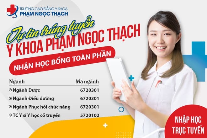 Xét tuyển Trực tuyến Trường Cao Đẳng Y Khoa Phạm Ngọc Thạch