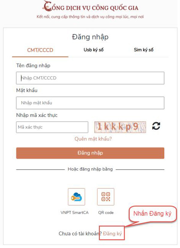 Các bước đăng ký thi tốt nghiệp THPT trực tuyến
