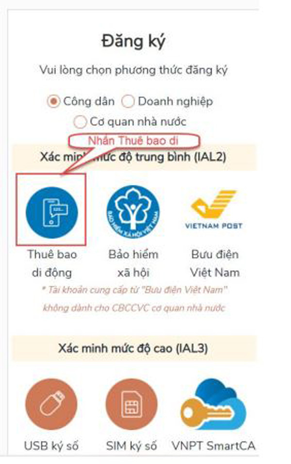 Các bước đăng ký thi tốt nghiệp THPT trực tuyến
