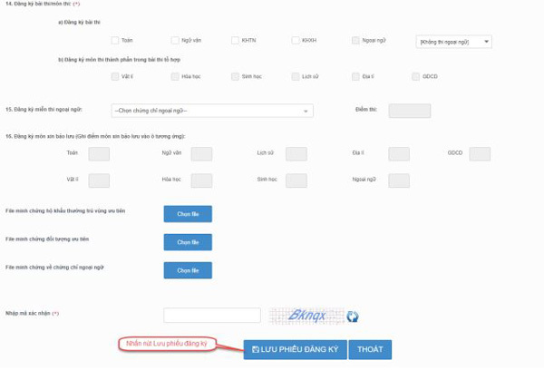 cách đăng ký thi tốt nghiệp THPT 2022