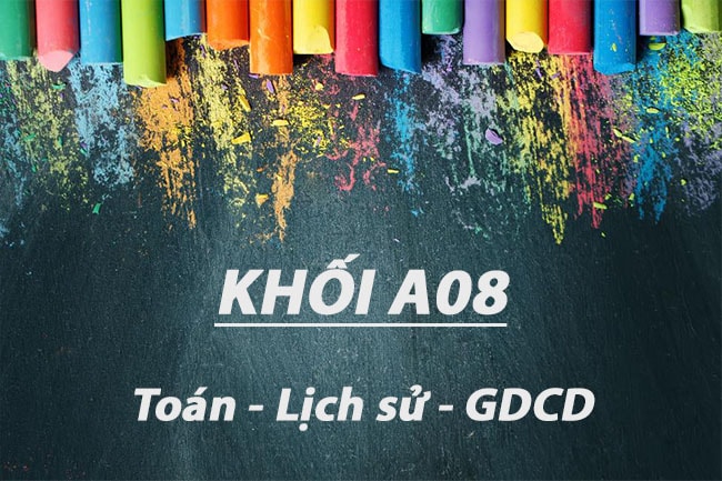 Khối A08 gồm những môn nào