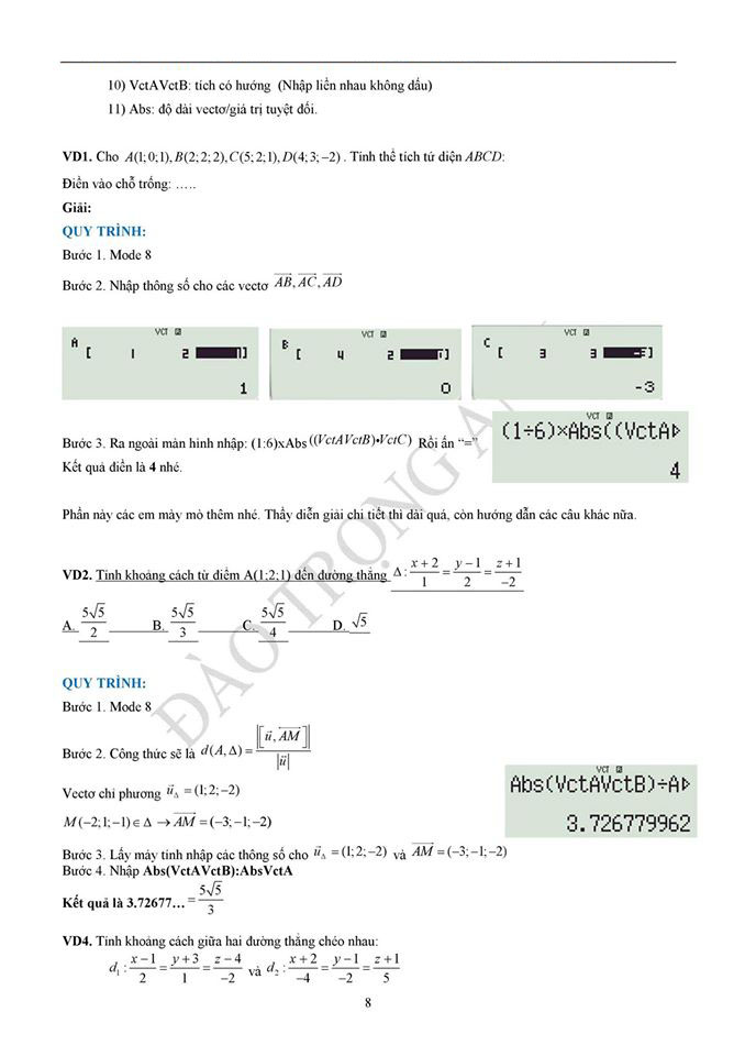 Hướng dẫn c&aacute;ch giải to&aacute;n nhanh bằng m&aacute;y t&iacute;nh cầm tay