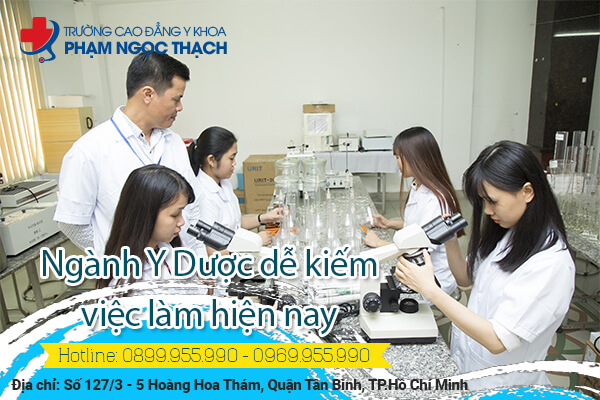 Ngành Y Dược là một trong các ngành dễ kiếm việc làm nhất