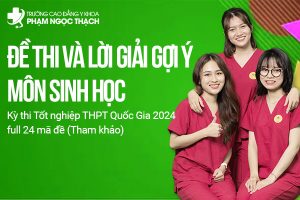 Đáp án đề thi tốt nghiệp THPT môn Sinh 2024