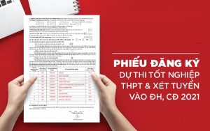 Mẫu phiếu đăng ký dự thi tốt nghiệp THPT 2024