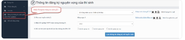 Hướng dẫn đăng k&yacute; x&eacute;t tuyển nguyện vọng Đại học