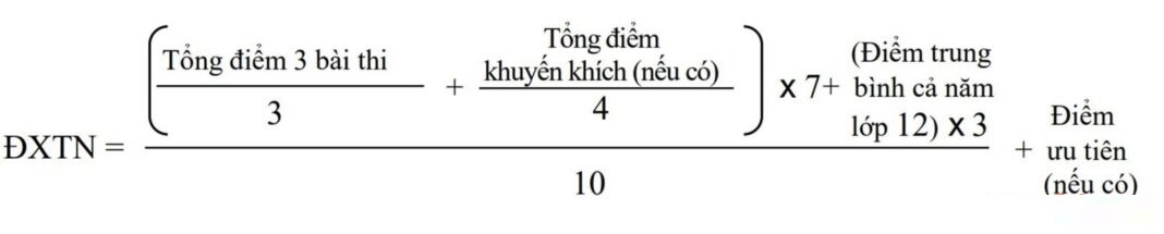 T&iacute;nh điểm tốt nghiệp THPT hệ GDTX