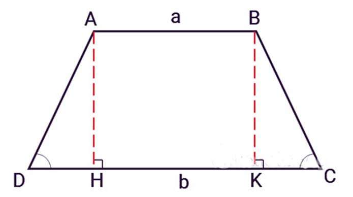 T&iacute;nh diện t&iacute;ch h&igrave;nh thang c&acirc;n như thế n&agrave;o