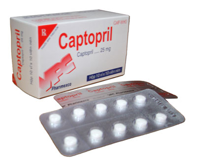 Thu&ocirc;́c Captopril 25mg l&agrave; thuốc g&igrave;?