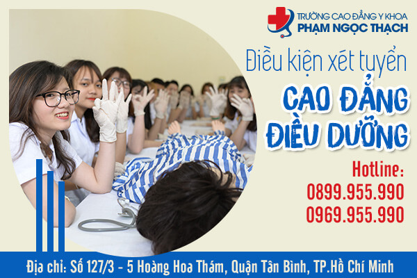 Điều kiện xét tuyển cao đẳng Điều dưỡng chỉ cần đỗ tốt nghiệp THPT
