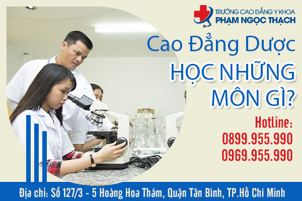 Học Cao đẳng Dược học những môn gì?