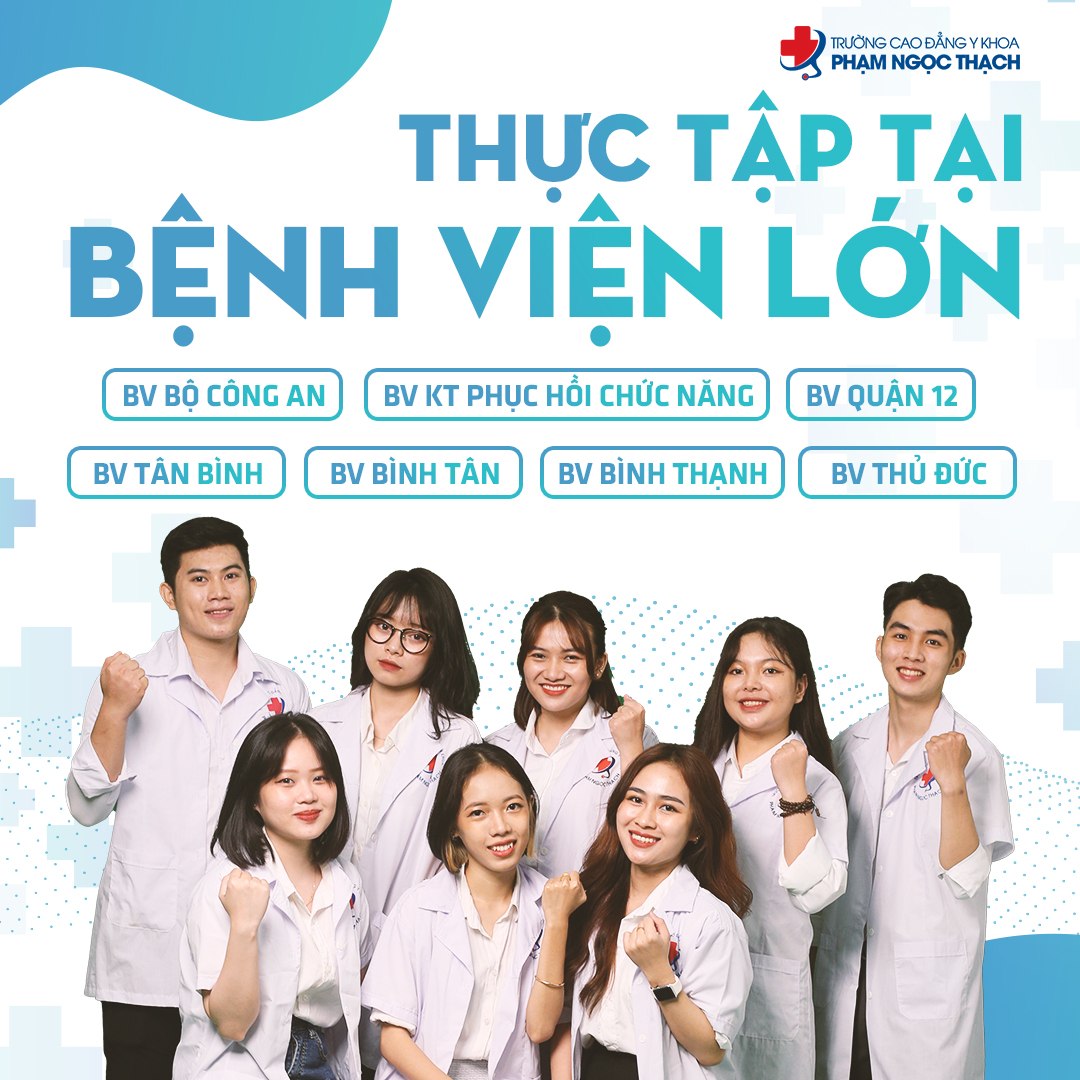 Sinh viên có cơ hội thực tập, làm việc tại các bệnh viện uy tín